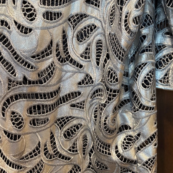 Paisley Lace Open Cardigan - Picture 2 of 4